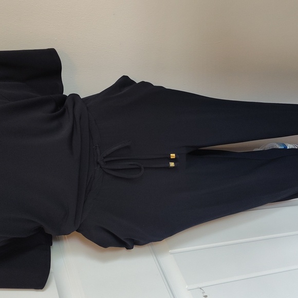 Michael Kors V-neck Jumpsuit Navy - Picture 5 of 11